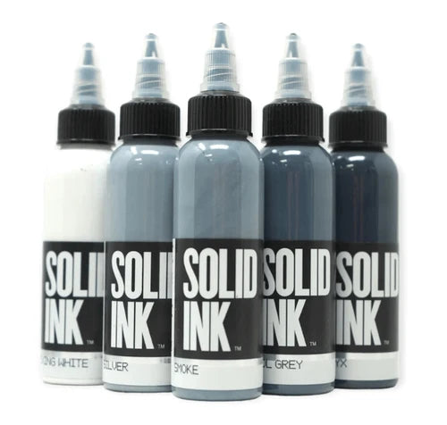 Solid Ink Opaque Grey Set