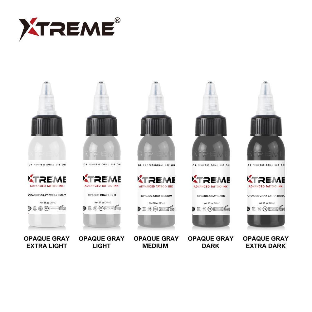 Xtreme Opaque Gray Set - FYT Tattoo Supplies