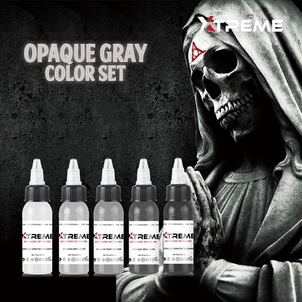 Xtreme Opaque Gray Set - FYT Tattoo Supplies