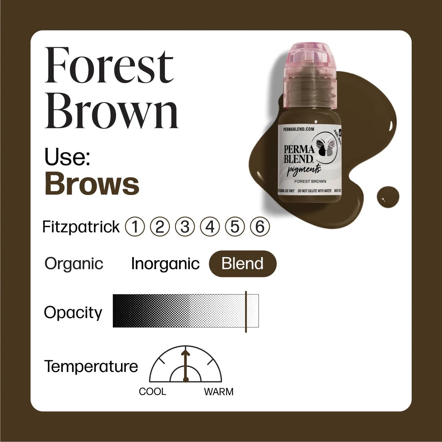 Perma Blend Forest Brown - FYT Tattoo Supplies