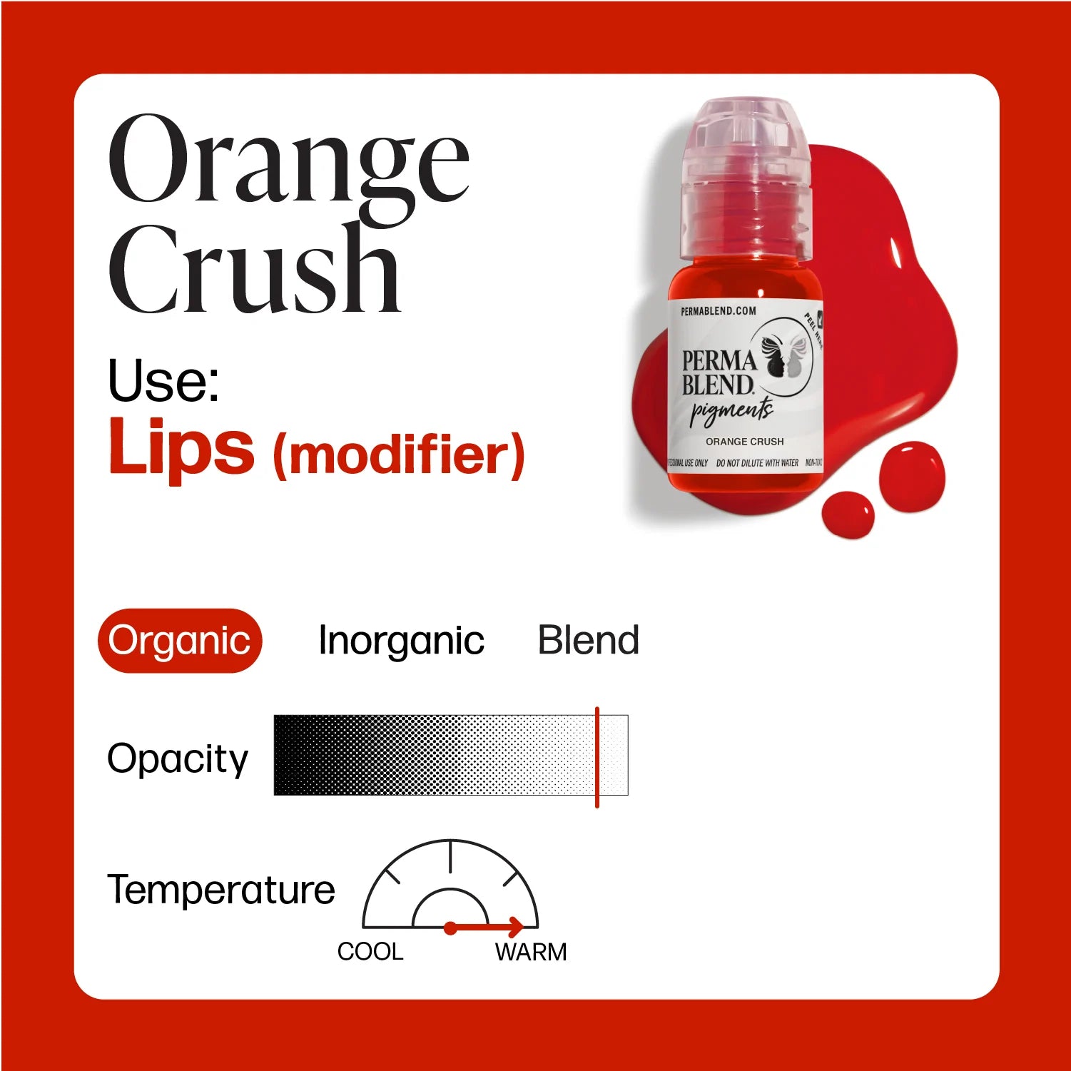 Perma Blend Orange Crush - FYT Tattoo Supplies